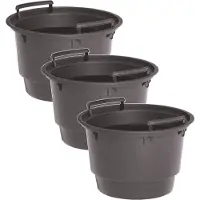 Prosperplast 4x Stuks Kunststof Binnenpotten/inzetbakken Met Handvat Voor