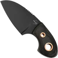 Böker Gnome all Black Copper neck knife