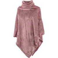 Tiseco Poncho COSY collar, micro flannel - 80X80cm, russet