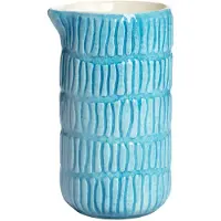 Mateus Stripes Jug 30 Cl - Melkkannen Keramiek Turquoise - ETU07ST