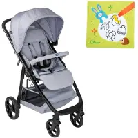 Chicco bundel - Buggy Multiride - Light Grey & Babyboekje - Kleuren met water - Seizoenen