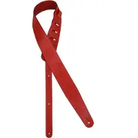 Gaucho GST-951-RD gitaarriem, topkwaliteit Europees leder, 5,5cm. breed, rood, made in Italy