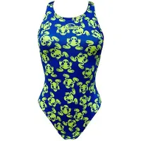 Turbo Ranitas Flour 2015 Swimsuit Geel,Blauw XL Vrouw