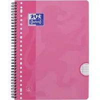 Oxford School Collegeblok - A4+ - 23-gaats - lijn - 80 vel - roze