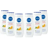 Nivea Showercreme Care Orange Voordeelverpakking 6x250ml