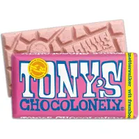 Tony's Chocolonely Wit Framboos Knetter 180 G