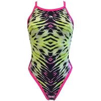 Turbo Animal Swimsuit Veelkleurig 2XL Vrouw