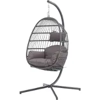 AVH-Collectie Verona hangstoel aluminium met standaard