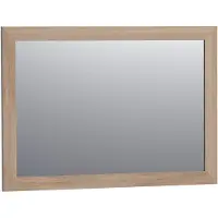 Brauer Citrine Spiegel 100x70cm - Frame Massief Eiken - Eiken Naturel - Rechthoekig - Spiegels - Badkamerspiegels - 8720359338600