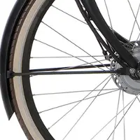 Cortina spatbordstang voor 28 e-u4 jet black matt