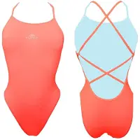 Turbo Patron Sirene Swimsuit Rood M Vrouw