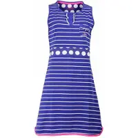 Irresistible Dames Nachthemd - Katoen - Gestreept - Blauw - Maat M