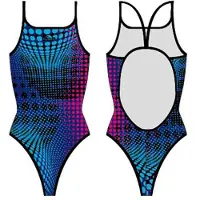 Turbo Walnut Swimsuit Blauw,Zwart M Vrouw