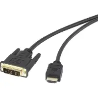 Renkforce HDMI zu DVI 18+1pol. Anschlusskabel 5 m