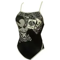 Turbo New Jocker Swimsuit Zwart,Grijs L Vrouw