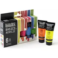 LIQUITEX Basics Acrylic Colour Set 6x22ML Fluorescent