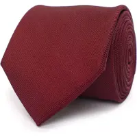 Tresanti | ZINO I Klassiek zijden stropdas | Bordeaux rood
