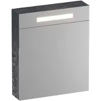 Brauer Promise Deluxe Spiegelkast 60x70cm LED Verlichting Boven - Damascus - Linksdraaiend - Spiegels - Spiegelkasten