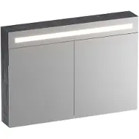 Brauer Promise Deluxe Spiegelkast 100x70cm LED Verlichting Boven - Damascus - Spiegels - Spiegelkasten