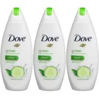 Dove Douchegel - Go Fresh Touch - Voordeelverpakking 3 x 250 ml