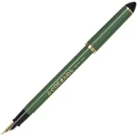 Sailor Fude-De-Mannen Script Kalligrafie Pen "Wakatake" Bamboe Groen, Nib Angle 55 °C Degrees + 2 Cartridges