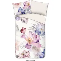 Descanso Dekbedovertrek Caen Multi Satijn-140 x 200 / 220 cm | 1-Persoons