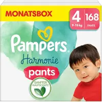 Pampers Harmonie Pants Maat 4, 168 Luierbroekjes, 9kg-15kg