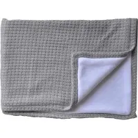 BAMBOOM Soft Stone ledikantdeken 100x150 cm grijs Grijs