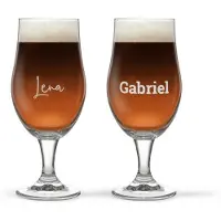 Royal Leerdam Speciaalbier glas graveren - 2 stuks