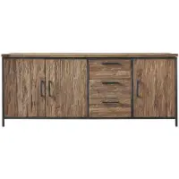 Pronto Wonen Dressoir Romaro (195 cm) teakhout mix rough