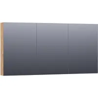 Brauer Impress Deluxe Spiegelkast 140x70cm Indirecte LED Verlichting Binnen/onder - Chateau - Spiegels - Spiegelkasten - 8720359343611