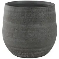 Ter Steege Steege Plantenpot - keramiek - modern - grijs - 36 x 32 cm - Plantenpotten