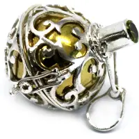 Ancient Wisdom Echt Zilveren Engelenroeper - Genezing - Hanger Voor Ketting - 23mm - Engelen Bel
