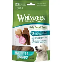Whimzees 6x Week Bag Puppy Kauwsnack M - L 14 Stuks