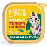 Edgard & Cooper Adult Cat - Organic - Kalkoen en Kip - Paté