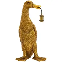 Light & Living Tafellamp Duck eend brons 65cm