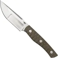 Bestech Heidi Blacksmith #2 Hollow Compound Grind, Satin, Canvas Micarta BFK04C vaststaand mes