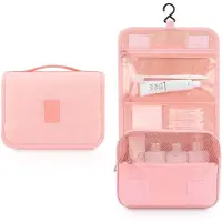 Travel - Toilettas/Cosmeticatas - Unisex - Ophangbaar - Roze