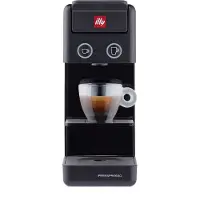 Illy Y3.3, koffiemachine, 0,75 liter, voor koffiekapsules, 1250 W, zwart