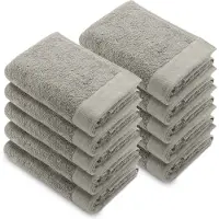 Walra Remade Handdoeken 50x100 - set van 10 - Zware kwaliteit 550 g/m2 - Taupe