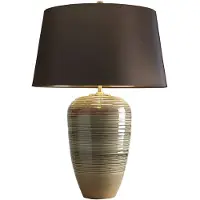 Elstead Lighting LED Tafellamp Demeter | 1X E27 Max 60W | Green and Brown Glaze