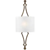 Elstead Lighting LED Wandlamp Tilling | 1X E27 Max 60W | Distressed Gold leaf
