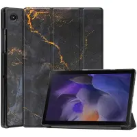 IMoshion Design Trifold Bookcase voor de Samsung Galaxy Tab A8 - Black Marble