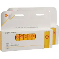 Shell Batterijen - AAA type - 24x stuks - Alkaline - Long life