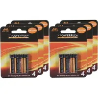 Powerful Batterijen - AAA type - 24x stuks - Alkaline - Long life