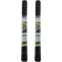Pro Garden Gronddoek/worteldoek - 2x - anti onkruid - tuin - 150 x 700 cm - zwart - moestuin artikelen