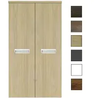 Sanicare kolomkast met inliggende greep 67x160x32cm truffel