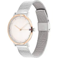 Tommy Hilfiger Analoog horloge goud / zilver / wit