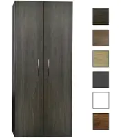 Sanicare kolomkast met reling greep 67x160x32cm truffel