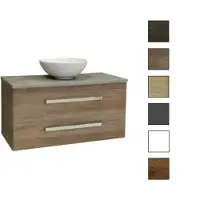Sanicare Q11 badkamermeubel met grey-stone topblad 80 cm belluno
